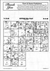 Sangamon County Map Image 017, Sangamon and Menard Counties 2001